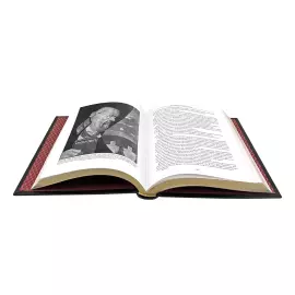 Книга в кожаном переплете "История одного города. Сказки" Салтыков-Щедрин М.Е.